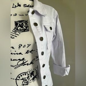 Denim white jacket/dress